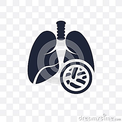 Kidney stone disease transparent icon. Kidney stone disease symbol design from Diseases collection. Vector Illustration