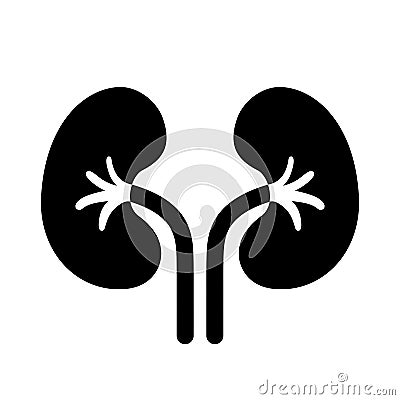 Kidneys vector pictogram Vector Illustration