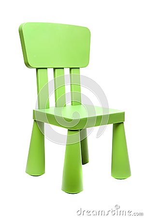 Kids chair isolated Stock Photo