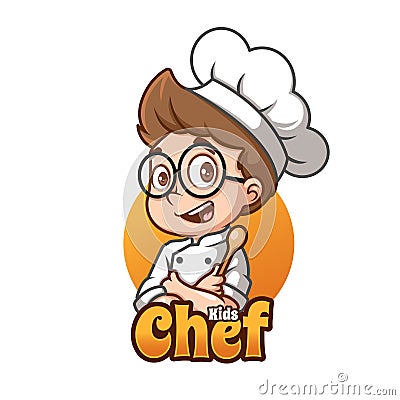 Kids Chef Vector Illustration