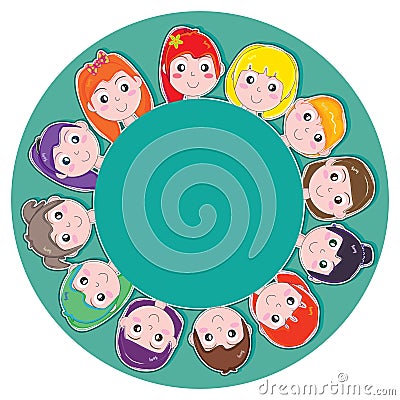 Kids Cup Pad_eps Vector Illustration