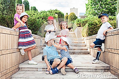 Kids fashion Concept Stock Photo