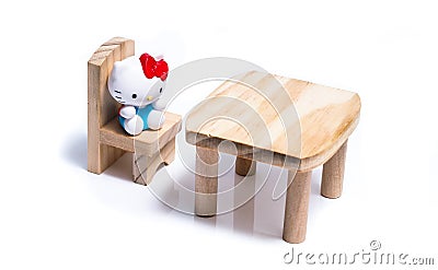 Kids furniture toys Editorial Stock Photo