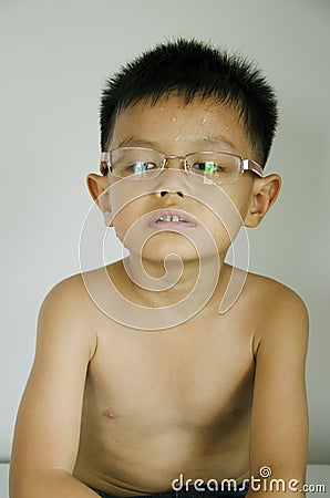 Kids glasses Stock Photo