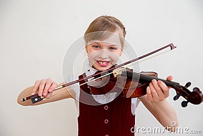 Kids in musical school Stock Photo