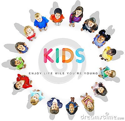 Kids Innocent Children Child Young Concept Stock Photo