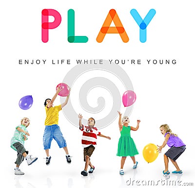 Kids Innocent Children Child Young Concept Stock Photo