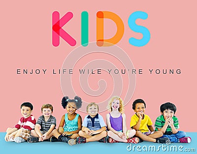 Kids Innocent Children Child Young Concept Stock Photo