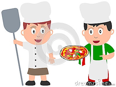 Kids and Jobs - Cooking [2] Vector Illustration