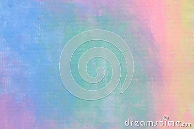 Kids paint colorful watercolor pastel background. Stock Photo