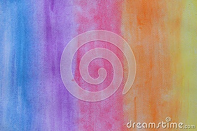 Kids paint pastel colorful watercolor background. Stock Photo