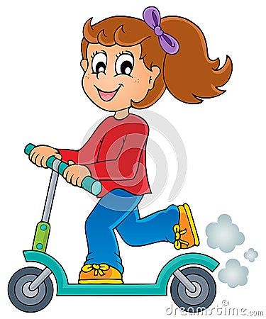 Kids play theme image 4 Vector Illustration