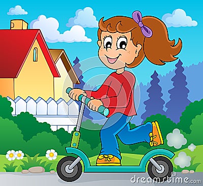 Kids play theme image 5 Vector Illustration