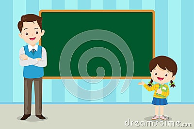 Kids and reading Book 099 Vector Illustration