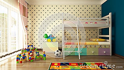 Kids room Stock Photo