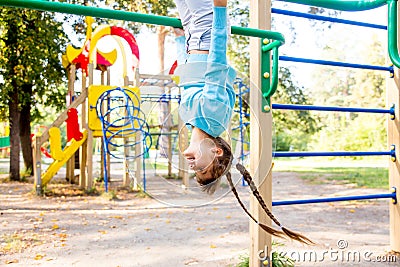 Kids on playground Stock Photo