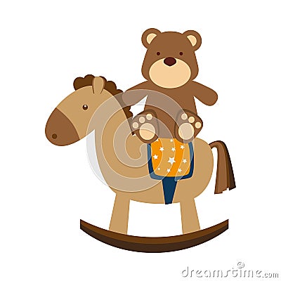 Kids toys isolated icon Vector Illustration