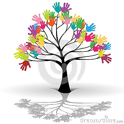 Kids tree Stock Photo