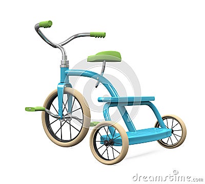 Kids Tricycle Isolated Stock Photo