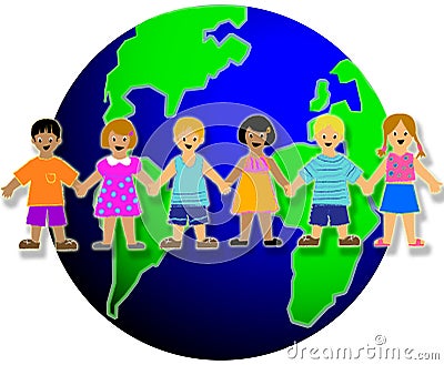 Kids of the World Stock Photo