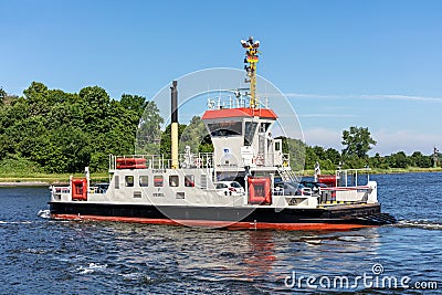Kiel Canal ferry Editorial Stock Photo