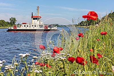 Kiel Canal ferry Editorial Stock Photo