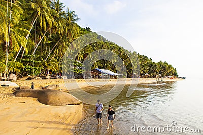 KIEN GIANG, VIETNAM, May 12th, 2018: beach on Son island, Kien Giang, Vietnam. Near Phu Quoc island. Editorial Stock Photo