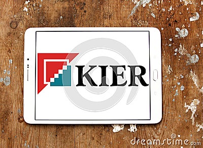 Kier Group logo Editorial Stock Photo