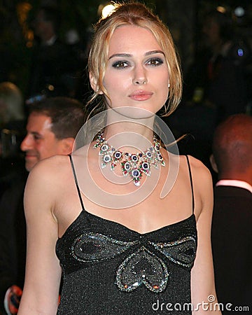 Kiera Knightly Vanity Fair Oscar Party Mortons W Hollywood, CA March 5, 2006 Editorial Stock Photo