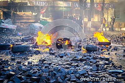 Kiev 19 february 2014 Editorial Stock Photo