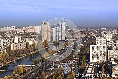 Kiev City - the capital of Ukraine Editorial Stock Photo