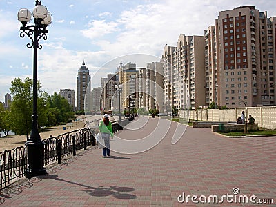 Kiev city concept Stock Photo