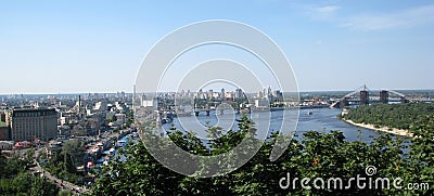 Kiev panorama Stock Photo