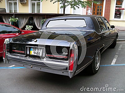 Kiev - Ukraine.12. June 2011. Cadillac Brougham Editorial Stock Photo