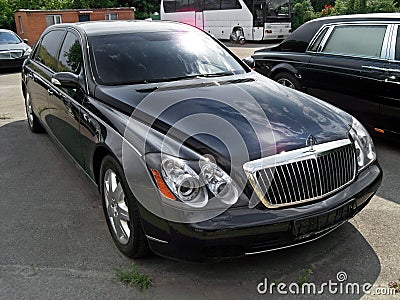 Kiev - Ukraine.12. June 2011. Maybach 62S Editorial Stock Photo