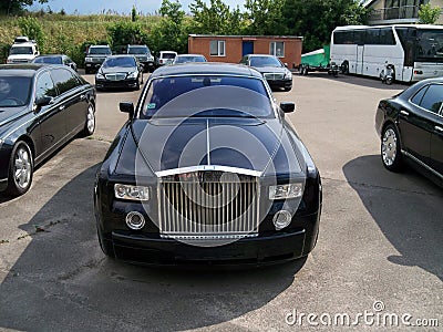 Kiev - Ukraine.12. June 2011. Rolls-Royce Phantom EWB Editorial Stock Photo