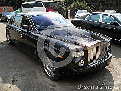 Kiev - Ukraine.12. June 2011. Rolls-Royce Phantom EWB Editorial Stock Photo