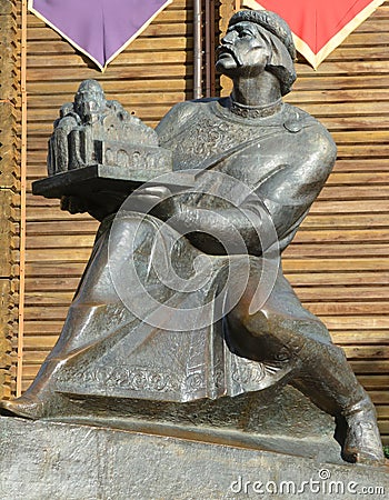 Monument to Yaroslav Mudry, Editorial Stock Photo