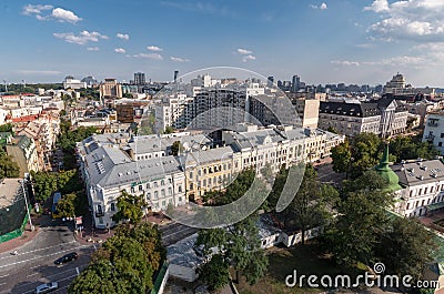 Kiev, Ukraine, panoramic city view Editorial Stock Photo