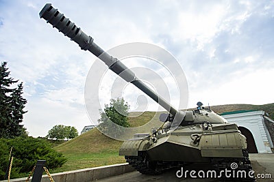 08/23/2019 Kiev. Ukraine. Tank T-10M in the Great Patriotic War Museum Editorial Stock Photo