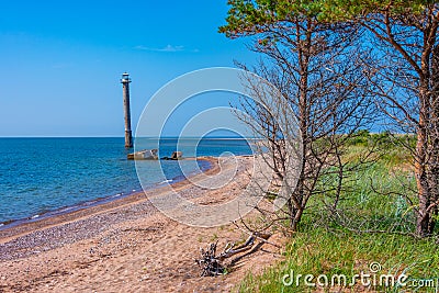 Kiipsaare lighthouse at Estonian island Saaremaa Stock Photo