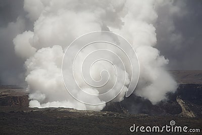 Kilauea Caldera Stock Photo