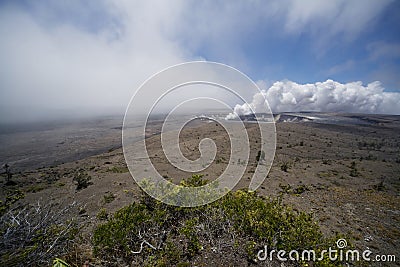 Kilauea Caldera Stock Photo