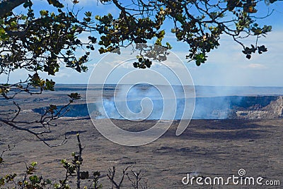 Kilauea Caldera Stock Photo