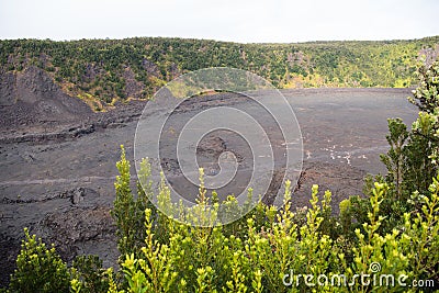 Kilauea Iki Crater Stock Photo