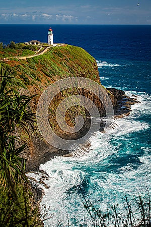 Kilauea Lighthouse Stock Photo