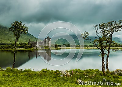 Kilchurn Castle. Stock Photo