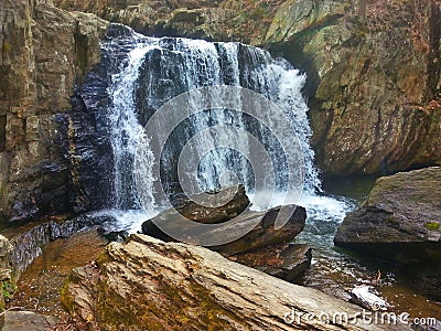 Kilgore Falls, Falling Branch, Rocks State Park, Maryland Stock Photo