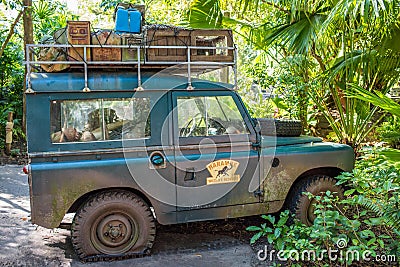 Kilimanjaro Safaris at Animal Kingdom at Walt Disney World Editorial Stock Photo