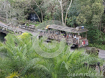 Kilimanjaro Safaris, Disney World, Animal Kingdom, Travel Editorial Stock Photo